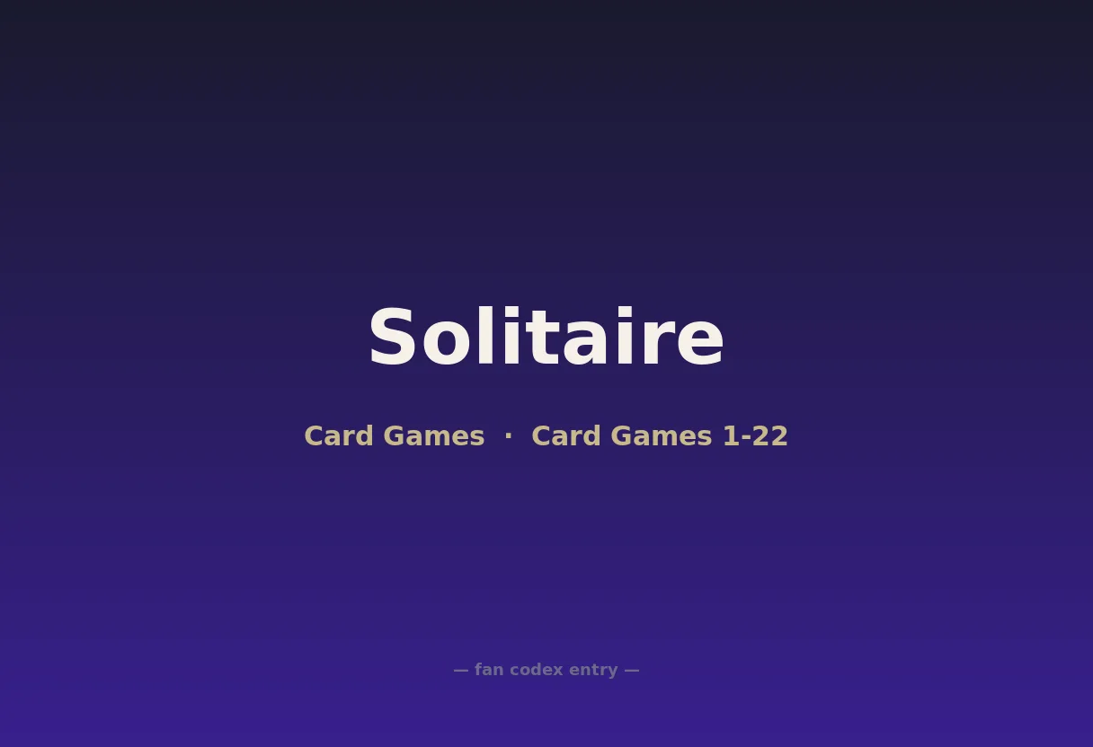 Solitaire